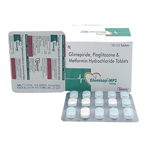 Glimepiride, Pioglitazone & Metformin Hydrochloride Tablet